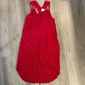 Mason Red Silk Dress